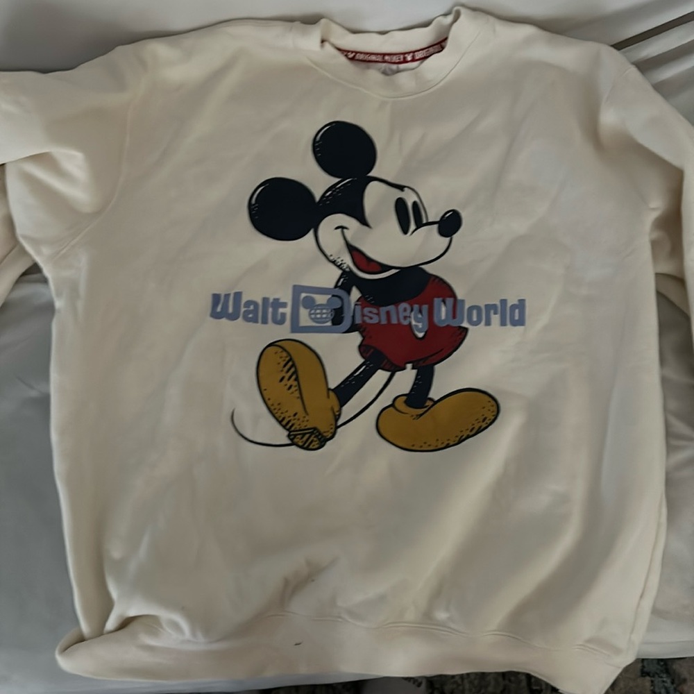 COPY - Mickey Mouse Disney world sweatshirt.  Large